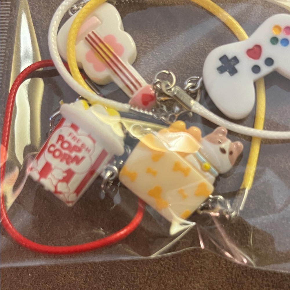 Labubu Accessories Cute Popcorn, Game Controller, Guitar and a Puppy Purse